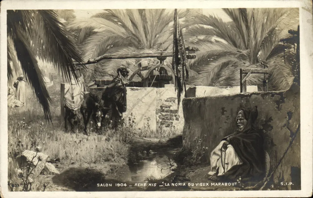 Die Noria des Alten Marabout — Salon 1904 — RENE HIS — S.I.P. - Vorderseite