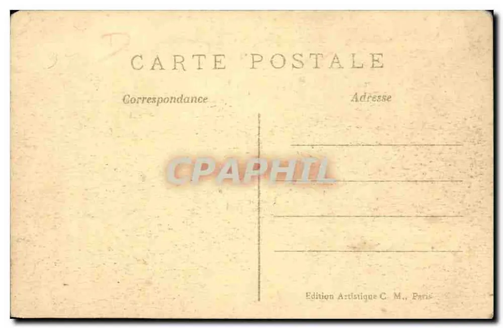 Paris — Le Pont Alexandre III et l'Esplanade des Invalides — Edition Artistique C. M. - Verso