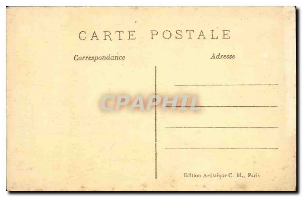 Paris - Der Pont Alexandre III und die Esplanade des Invalides - C.M. Nr. 180 - Rückseite