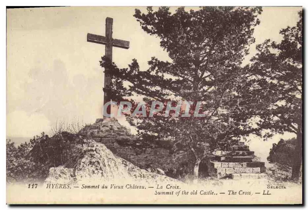 Hyères — Gipfel des alten Schlosses — La Croix — Selecta LL - Vorderseite