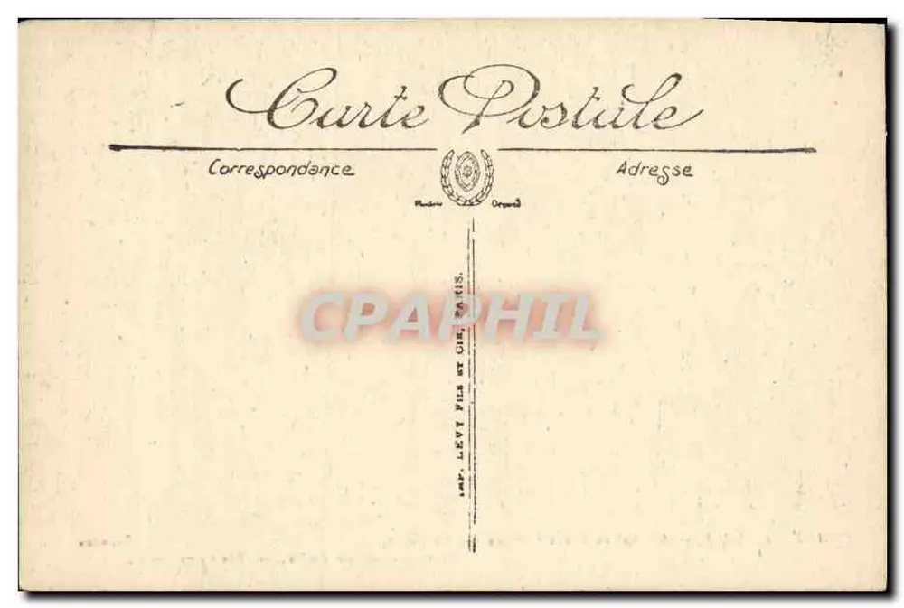 Hyères — Gipfel des alten Schlosses — La Croix — Selecta LL - Rückseite