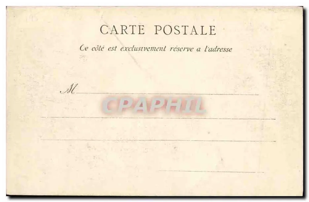 Die Herrscher Italiens in Paris — Avenue de l'Opéra — unbekannter Verleger - Rückseite