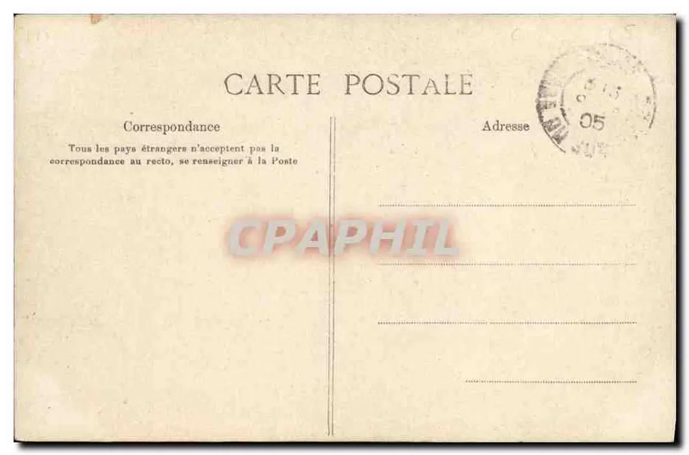 Besuch Seiner Majestät Alphonse XIII in Paris — Panthéon — Der Präsident und der König C.L.C. - Rückseite