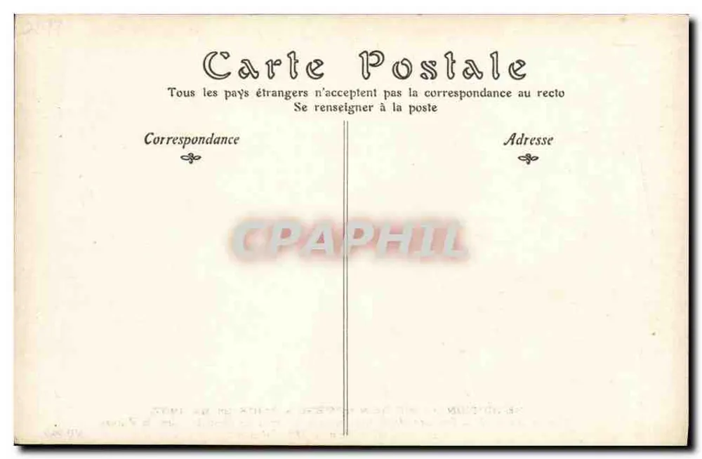 Empfang des norwegischen Königs in Paris — 28. Mai 1907 — ND Phot - Rückseite