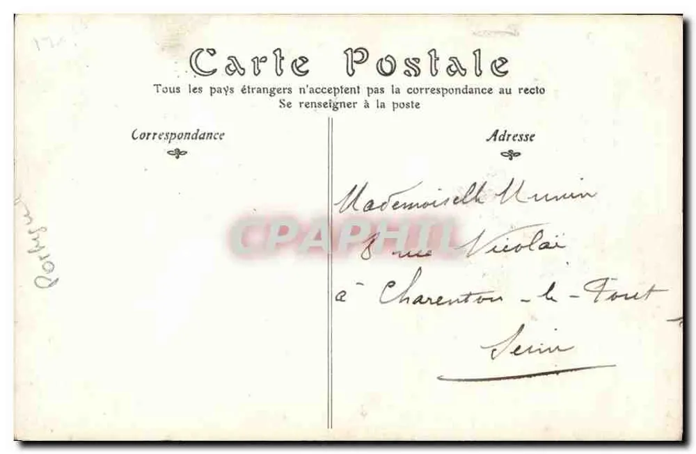 Louis-Philippe de Bragance, Príncipe Herdário de Portugal — nascido em 21 de março de 1887, assassinado em Lisboa em 1º de fevereiro de 1908 — Cliché Léon Bouët - Verso