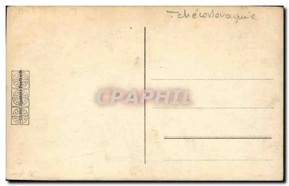 Vorgänger der Tschechischen und Slowakischen Republik — Klopáč, Masaryk, Wilson, Kramář — Verlag FOTO-SIXTA-KOŠICE - Rückseite