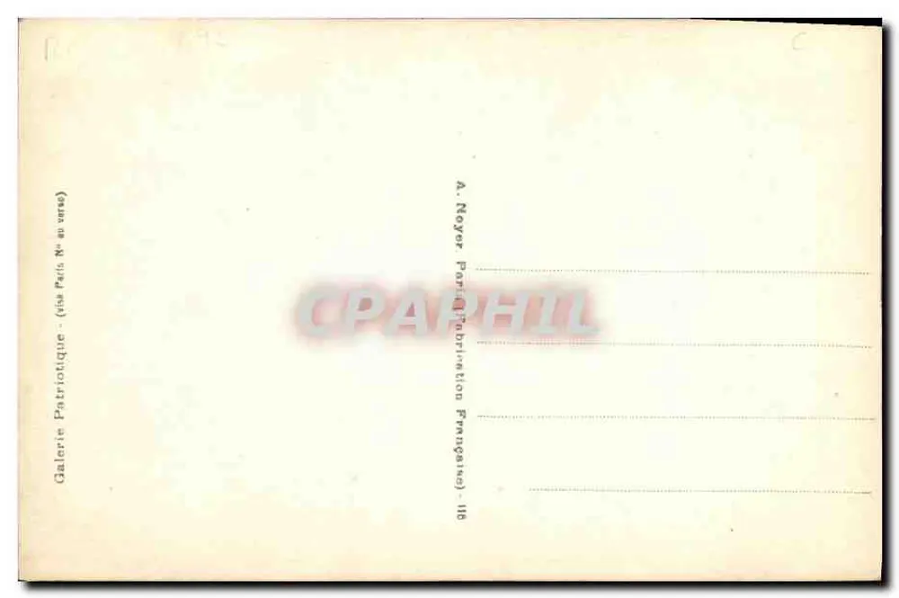 Pierre Ier, Rei da Sérvia — D'après l'Illustration — J.A.N. Paris 616 - Verso