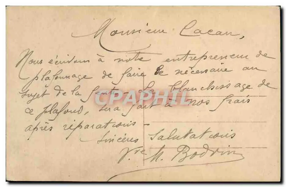 S.M. Albert Ier, roi des Belges — portrait en uniforme militaire avec épaulettes et ordre — éditeur non visible - Verso