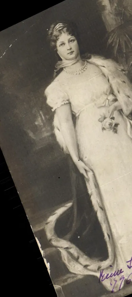 Königin von Preußen — Portrait — unbekannter Verleger, Seriennummer nicht sichtbar - Vorderseite
