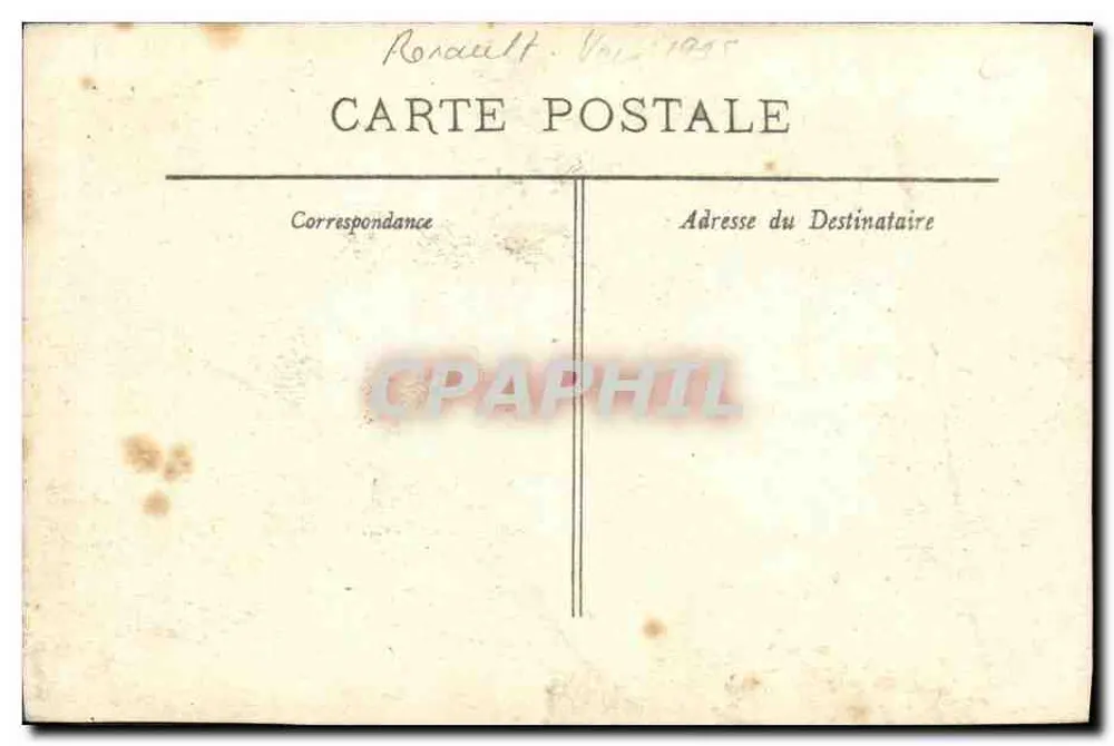 Voiture classique — modèle de type cabriolet — éditeur Rosacatt, Vol. 1935 - Rewers