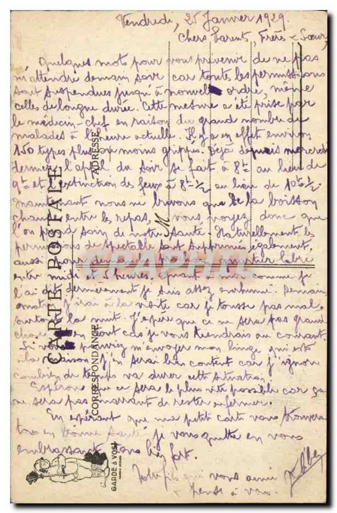 Os 10 Mandamentos do Soldado — 5º mandamento — J.P. Sandreux - Verso