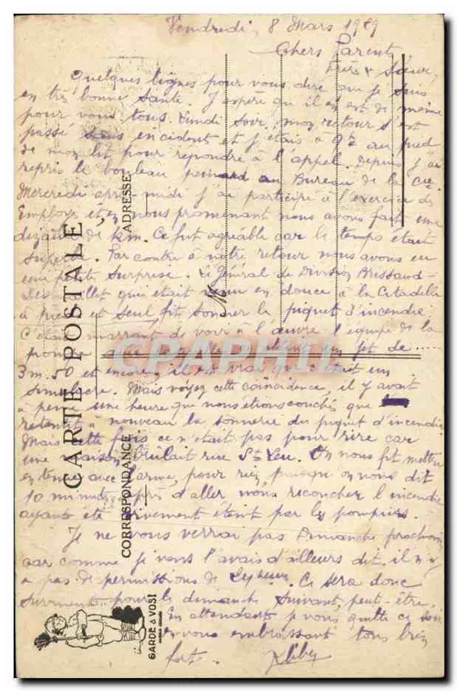 Os 10 Mandamentos do Soldado — Mandamento 10 — T.P. Codreuil - Verso