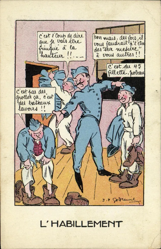 O HABILIMENTO — J.P. Goddeau — série Garde à Vous - Frente