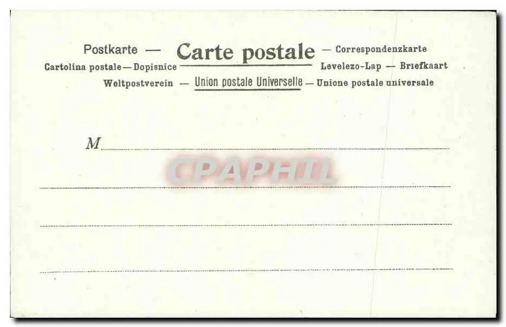 A Correios na Áustria — Kunzli Frères, Editores, Paris - Verso