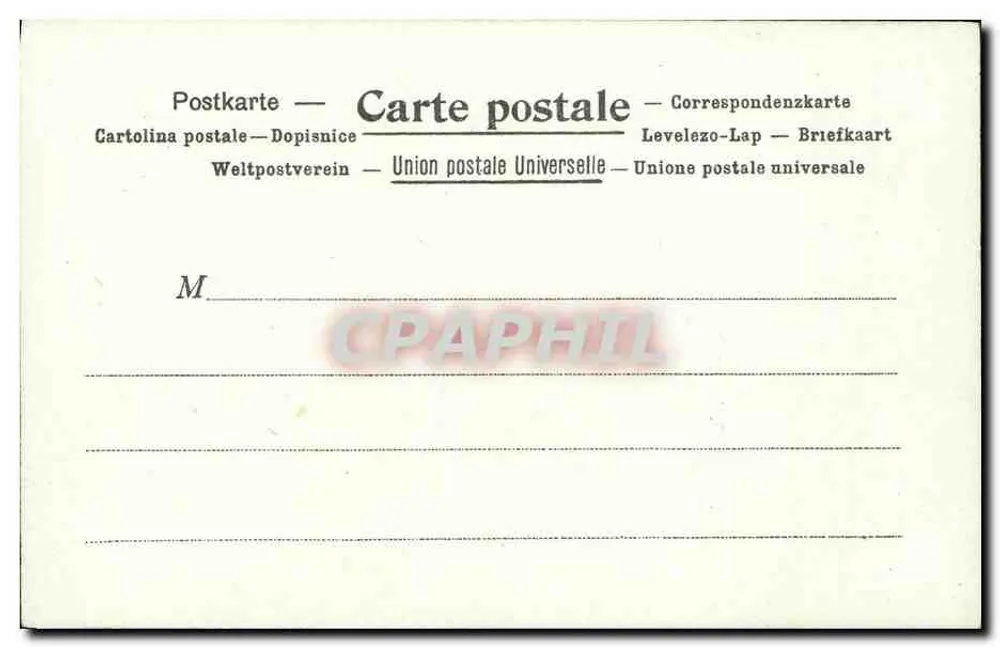 Die Post in Französisch-Guayana — Verlag: North-Rétra Verleger, Paris — Seriennummer nicht sichtbar - Rückseite