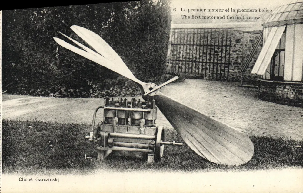 Erster Motor und erste Propeller — Photographie Garczinski — n°6 - Vorderseite