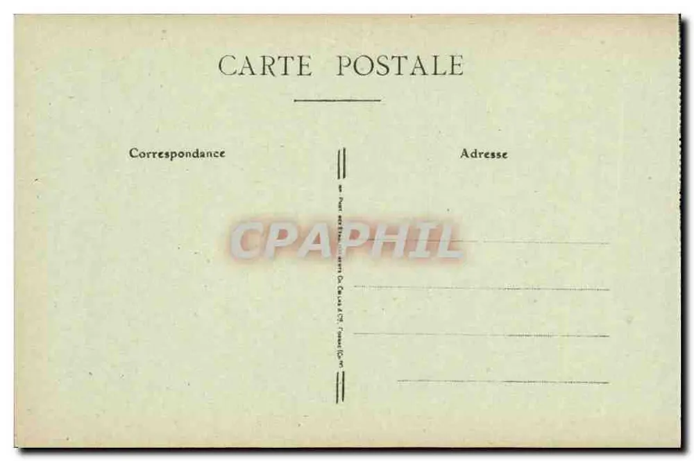 Flugzeug bereit zum Start — Priché (Frankreich) — n°17 - Rückseite