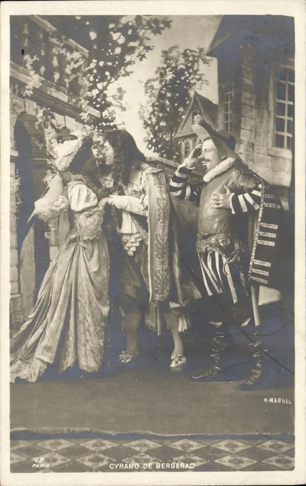 Cyrano de Bergerac — Theater-Szene — H. Manuel, Paris - Vorderseite