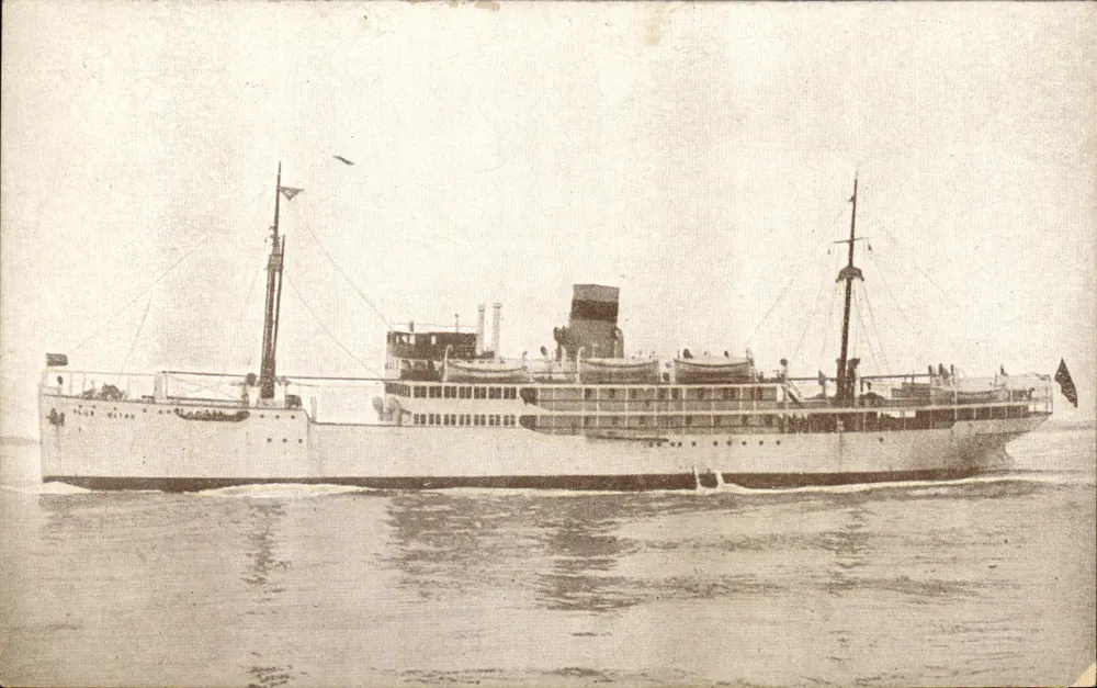 Dampfer Plus Ultra — Compagnie Trasmediterránea — Sevilla-Cádiz-Canarischen Inseln - Vorderseite