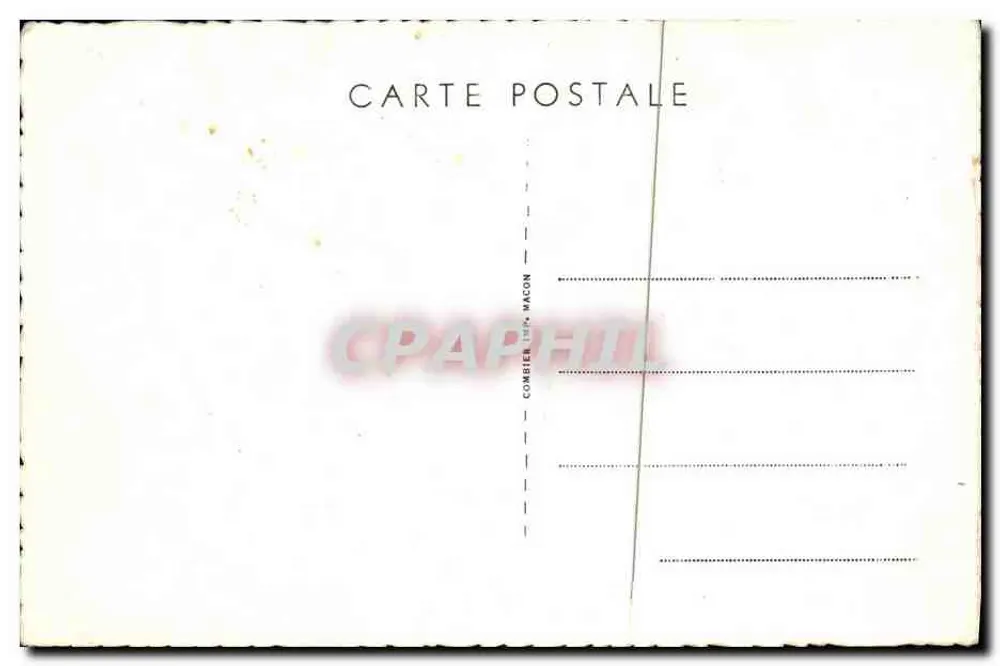Contratorpedeiro "Le Terrible" — vista no mar — Combier, Macon - Verso
