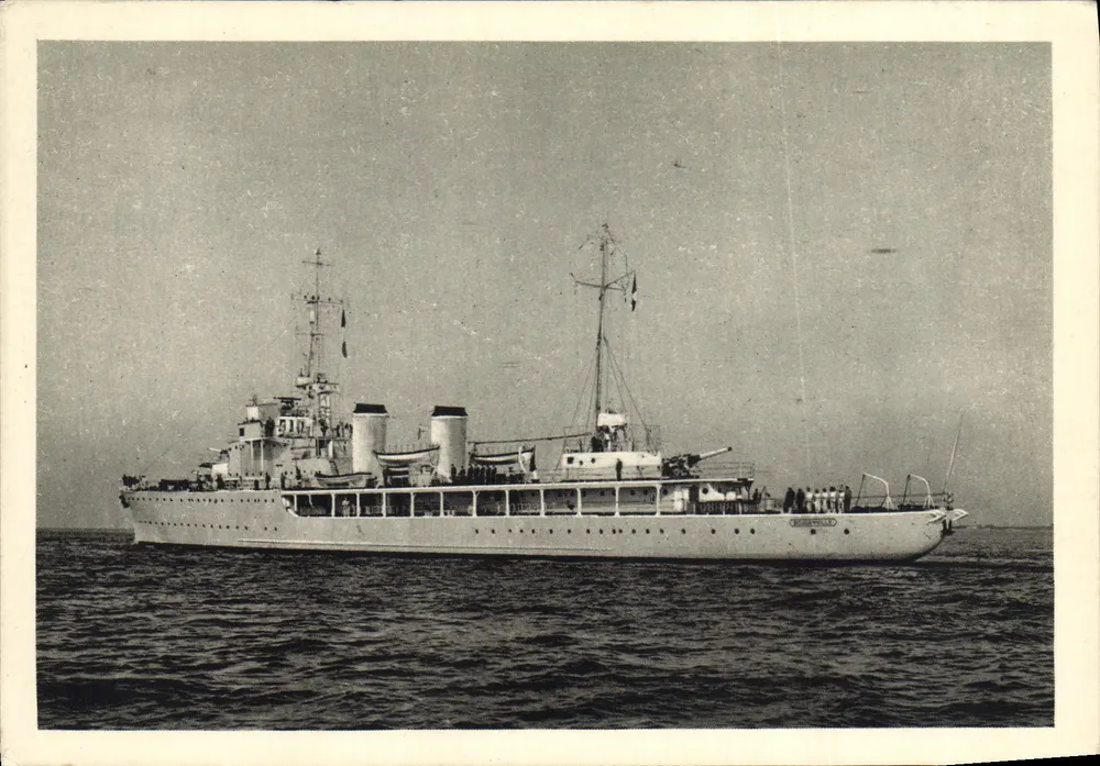 Aviso-Colonial BOUGAINVILLE — 2.000 Tonnen — Verlag Mélìo M. Lescutter - Lyon - Vorderseite