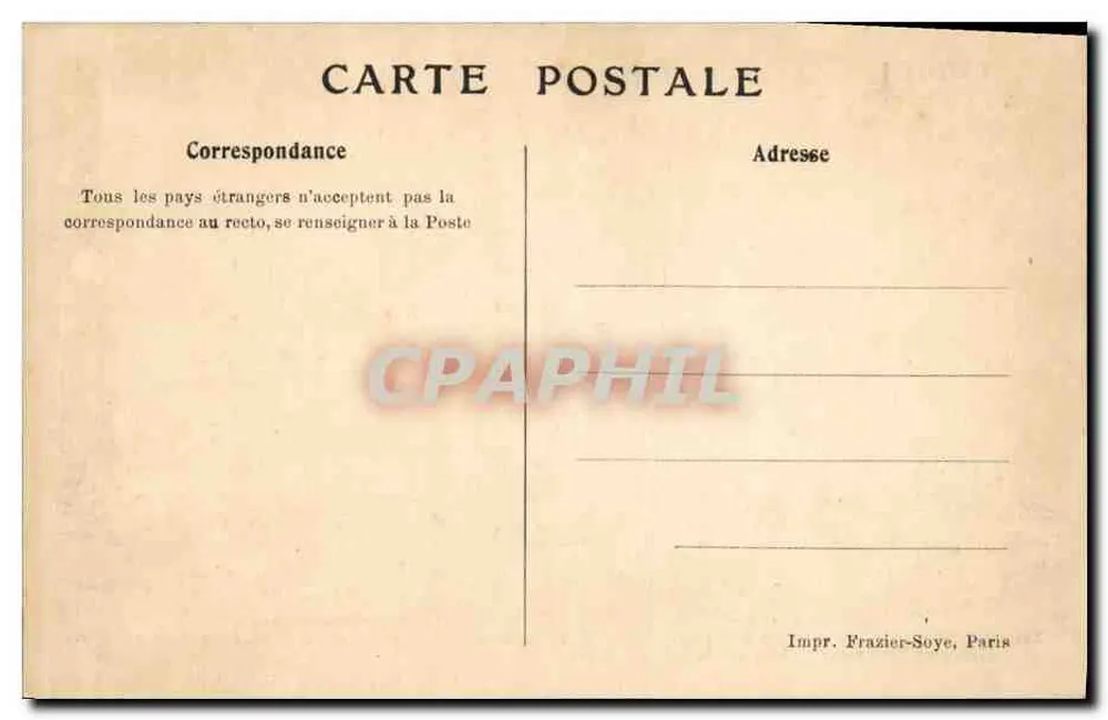 Navio « Couronne » — Século XVII — Ligue Maritime Française, 8 rue La Boétie, Paris - Verso