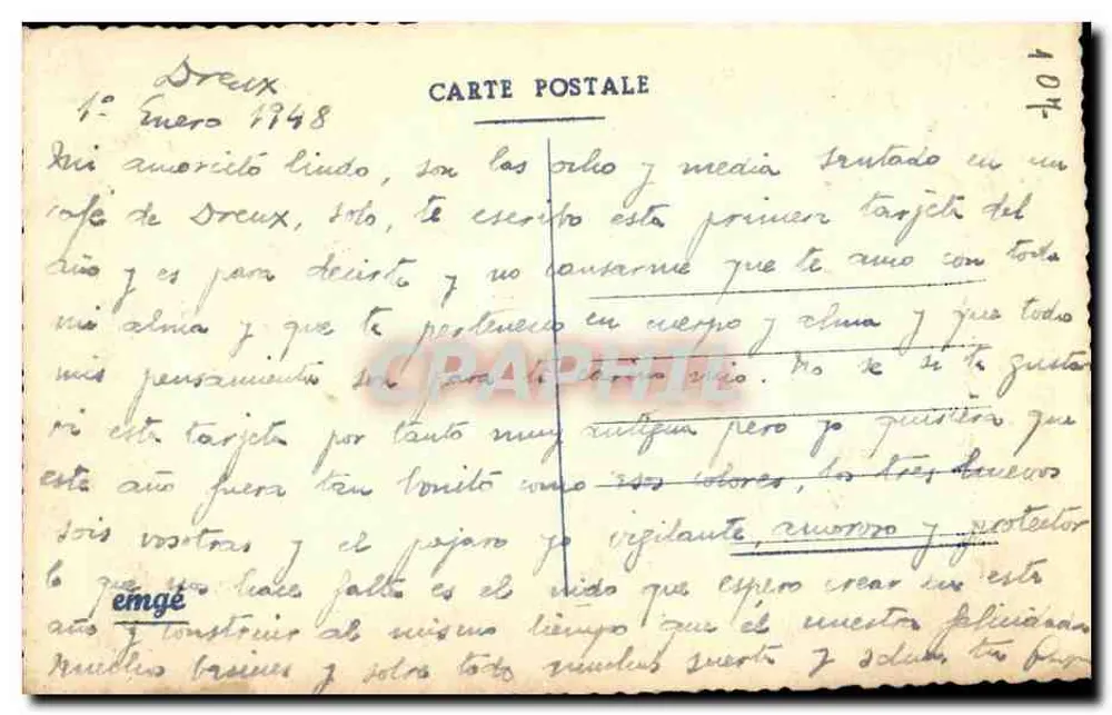 Ave e ninho — bordado em tecido — editor Emgé, n° 104 - Verso