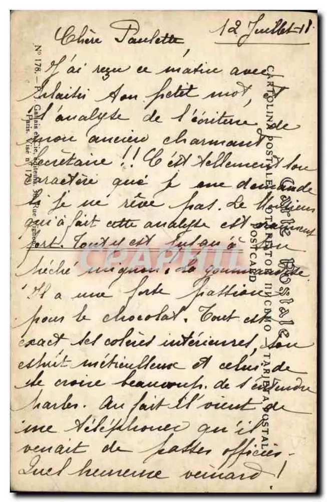 Murbach — Kirche mit zwei Türmen — Zeichnung von J. J. Waltz (Hansi) — Verlag J. J. Waltz (Hansi) - Rückseite