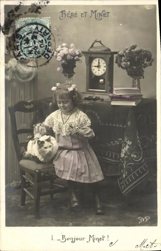 Baby und Minet — Hallo Minet! — D.P. (Verlag) n°1 - Vorderseite