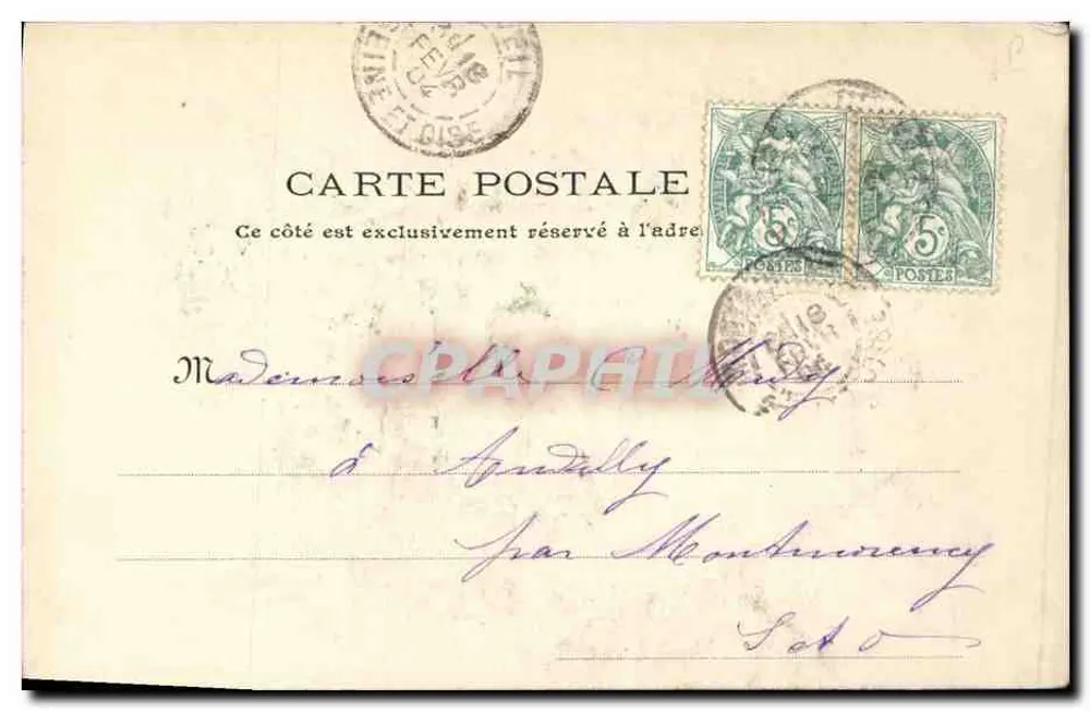 Zwei junge Frauen in Bühnenkleidung — J. M., Paris — n°3 - Rückseite
