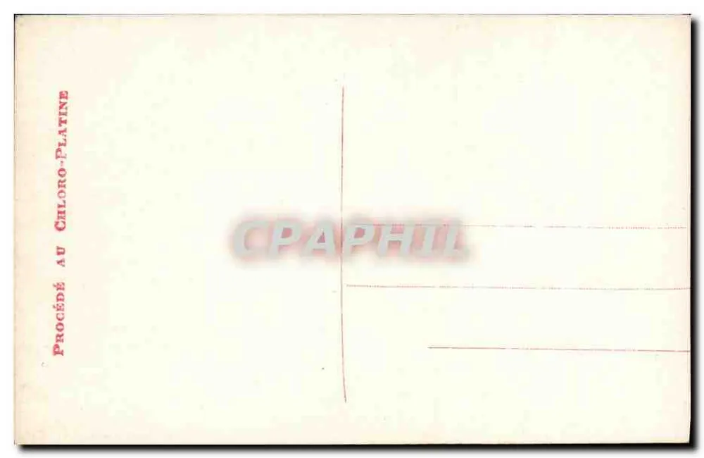 Die Carmagnole — Patriotische Lied — Chloro-Platiné-Verfahren - Rückseite