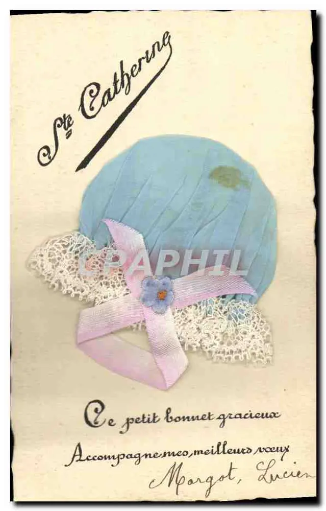Cachecol para bebê — Sujeto: cachecol azul ornado com renda e fita — editor LaRose - Frente