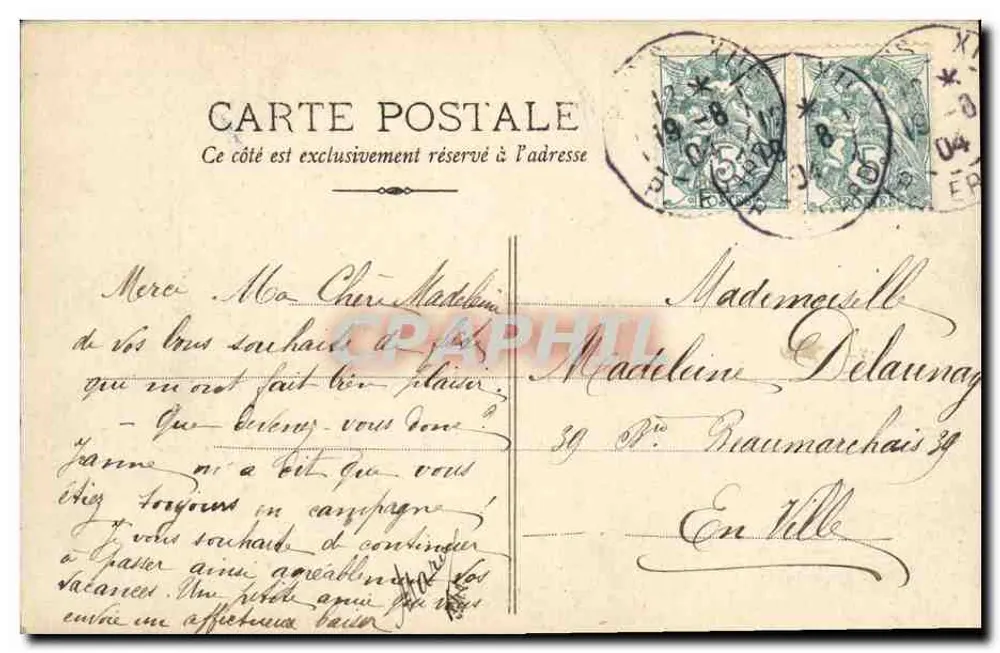 Edouard Drumont — La Libre Parole — S.I.P. n°16 - Verso