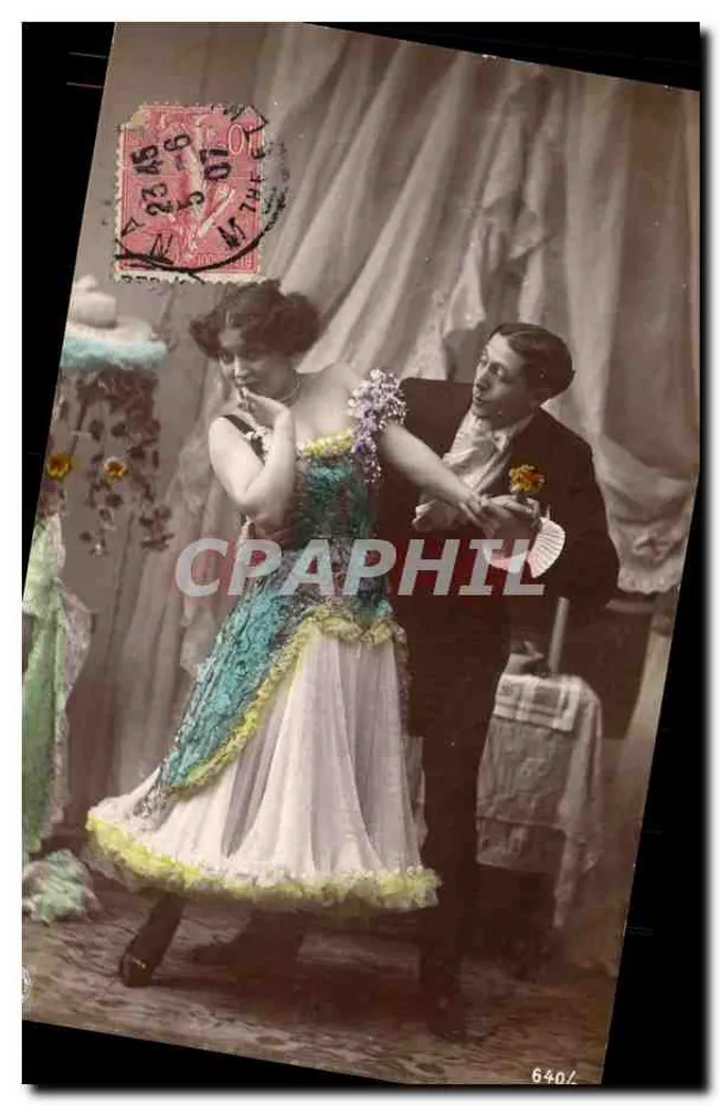 Danseurs en scène — scène de spectacle — éditeur anonyme, n° 640/7 - Recto
