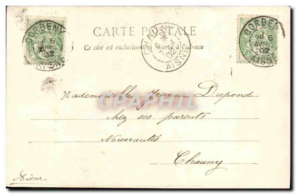 Weihnachten des Kleinen Schornsteinfegers — Phototypie A. Bergaret et Cie — Nancy, Nr. 3 - Rückseite