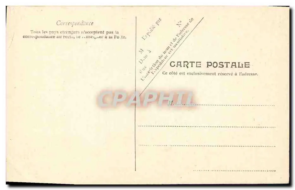 Liebesbotschaft — Theater Szene — V.P. Paris Nr. 3 - Rückseite