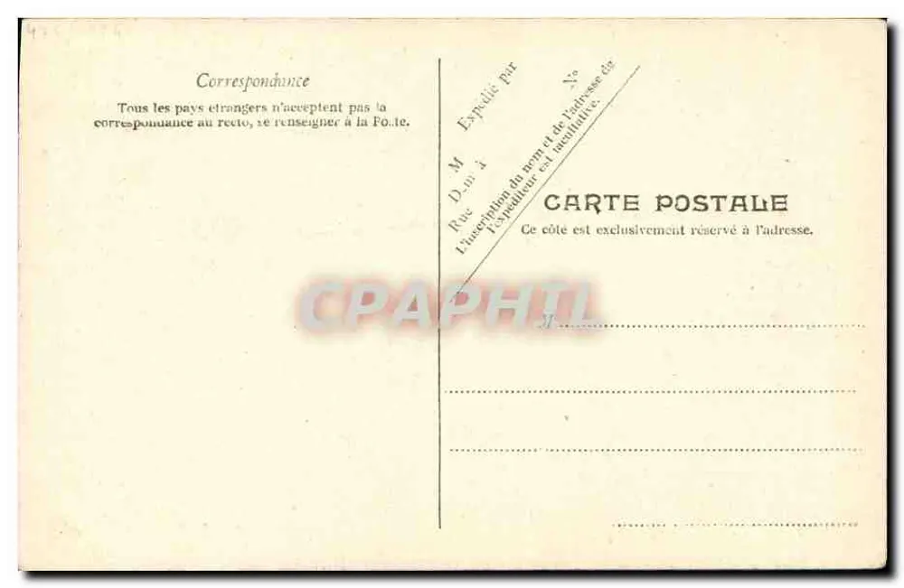 Liebesbrief — Der Zettel wird der Marchesin überreicht — V.P. Paris Nr. 5 - Rückseite
