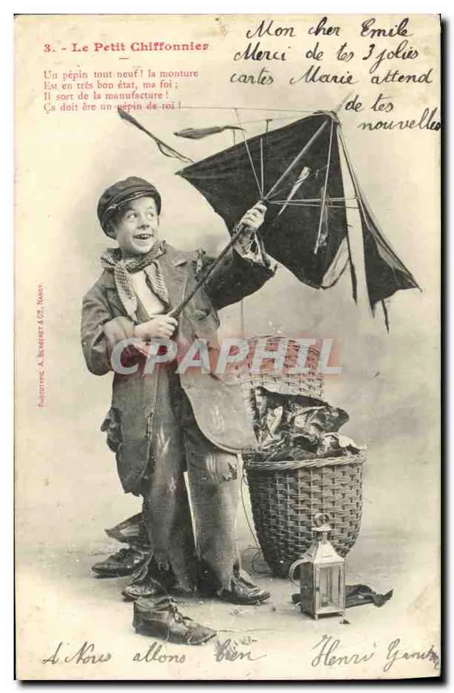 Der kleine Papierkönig — Serie 3 — Phototyp A. Benemt & Cie, Nancy - Vorderseite
