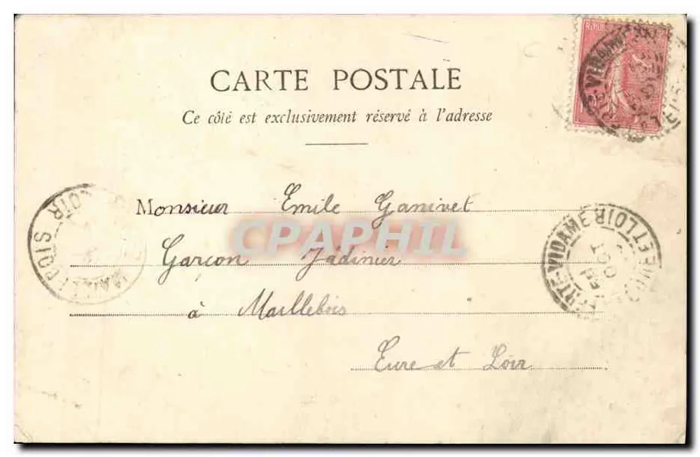Der kleine Papierkönig — Serie 3 — Phototyp A. Benemt & Cie, Nancy - Rückseite