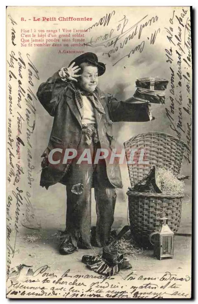 Der Kleine Papierhändler — A. Garabaud — Serie 8 - Vorderseite