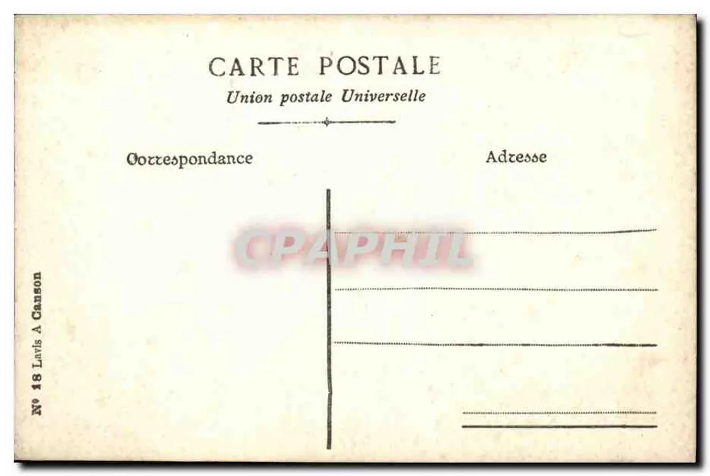 Zwei Frauen im traditionellen Kleid — Aquarellillustration — Universal Postal Union, Nr. 18 - Rückseite