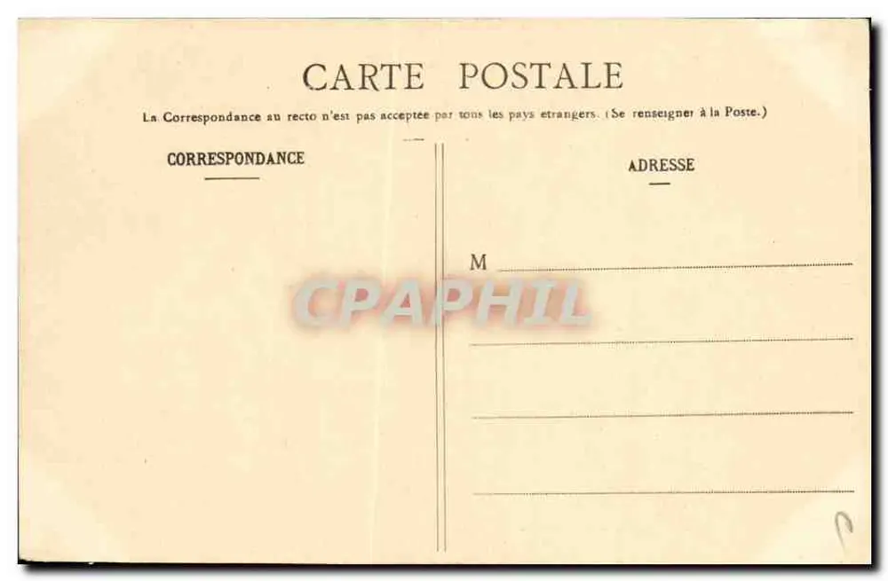 Motorista de carro — Mandamentos do Motorista — Fotógrafo A. Béament em Céret - Verso