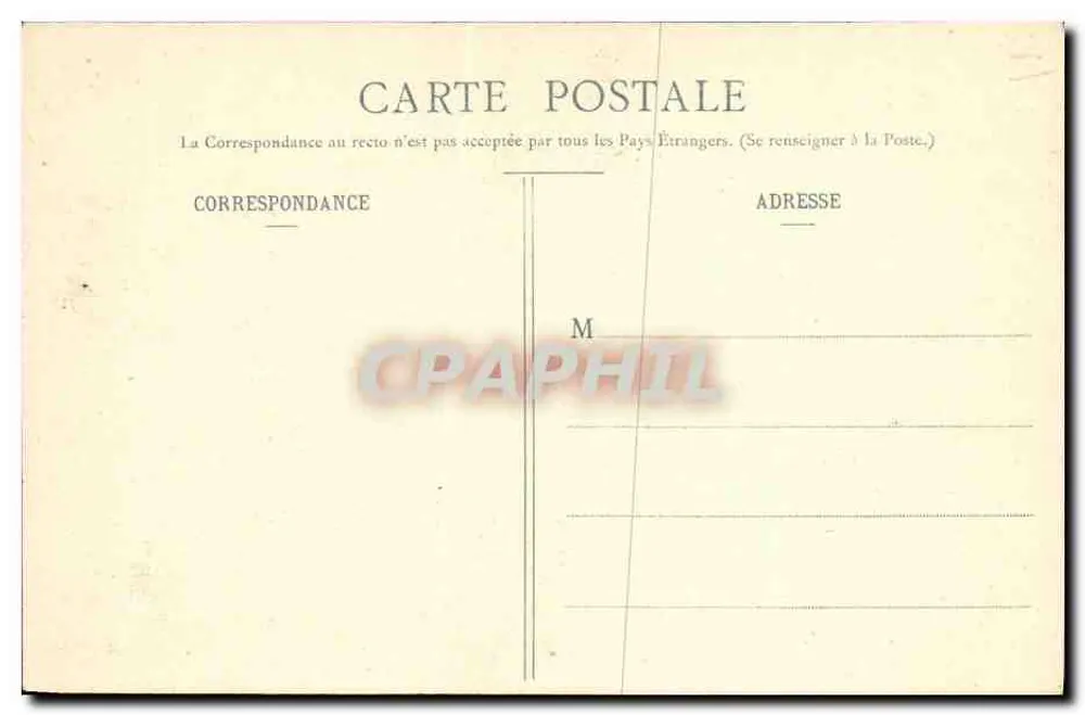 Der Büroangestellte — Serie 4 — Phototype A. Evrard, Nancy - Rückseite