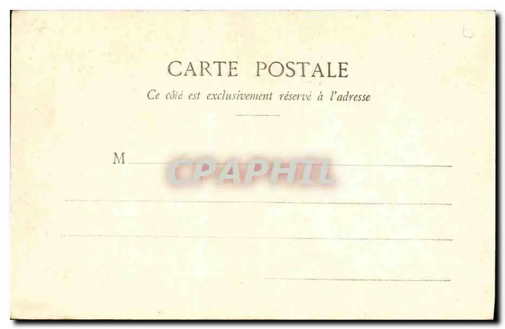 Zitronenstand in Paris — Zwei komische Männer vor der Eiffelturm — Phototypie A. Bergeret et Cie, Nancy - Rückseite