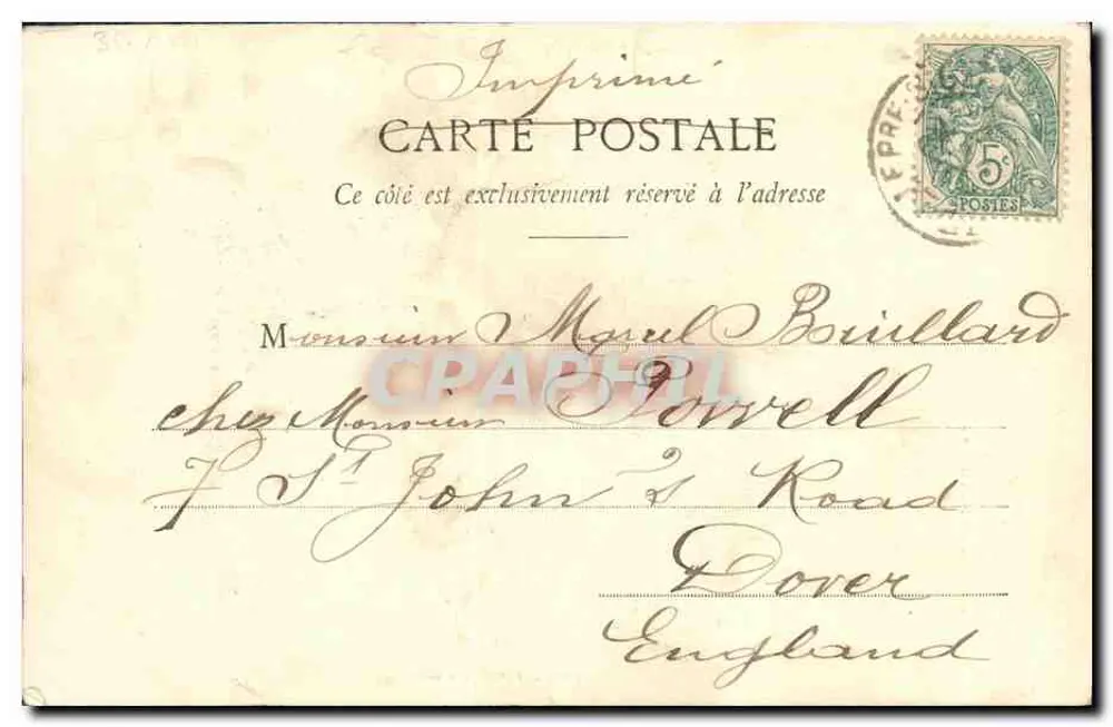 Der kleine Lumpensammler — Biffin — Phototyp A. Bergeret & Cie, Nancy - Rückseite