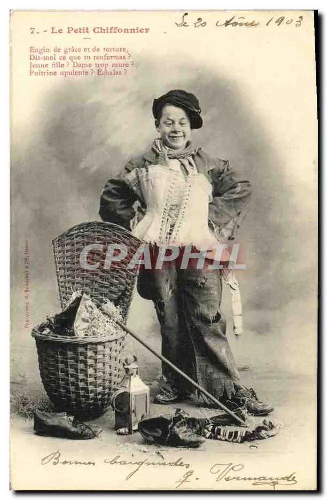 Der kleine Lumpensammler — Theater-Szene — J. Vermands, Nr. 7 - Vorderseite