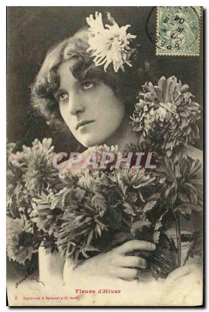Winterblumen — Phototypie A. Beresarey & Cie, Nancy — n°6 - Vorderseite