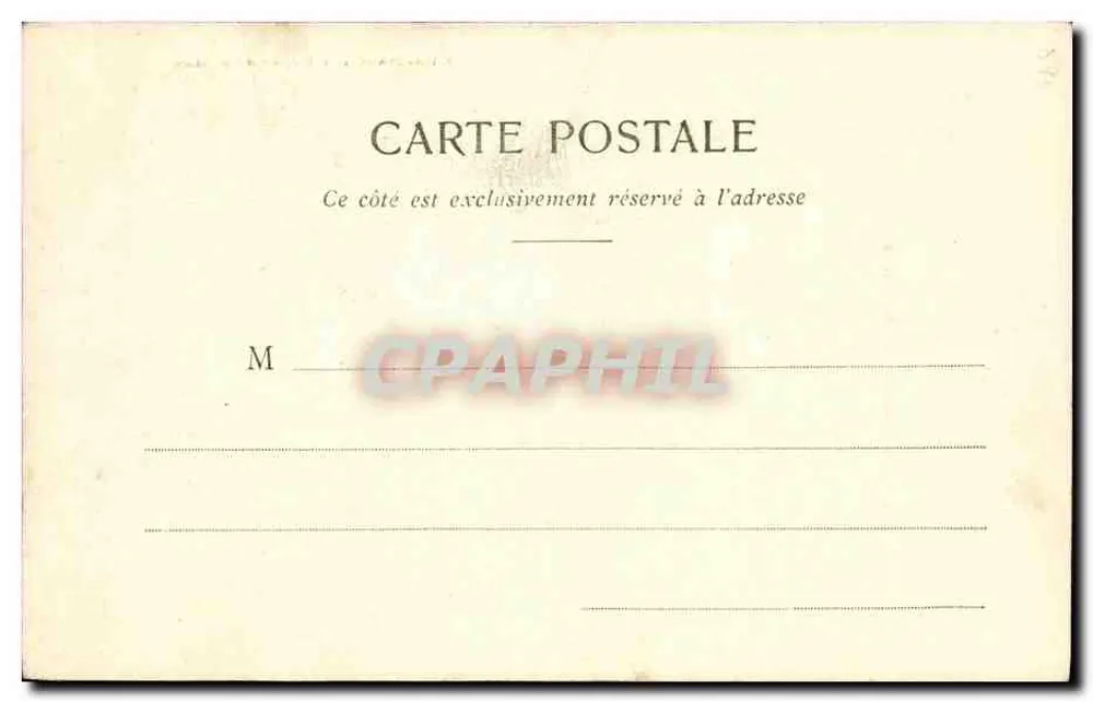 Lucien Millevoye — Chefredakteur von La Patrie — Édition Phototypie A. Bergeret et Cie, Nancy - Rückseite