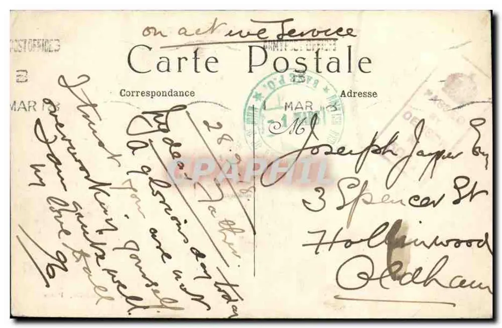 BOULOGNE-sur-MER — Fischboot im Hafen — L'Hirondelle, Paris, Nr. 656 - Rückseite