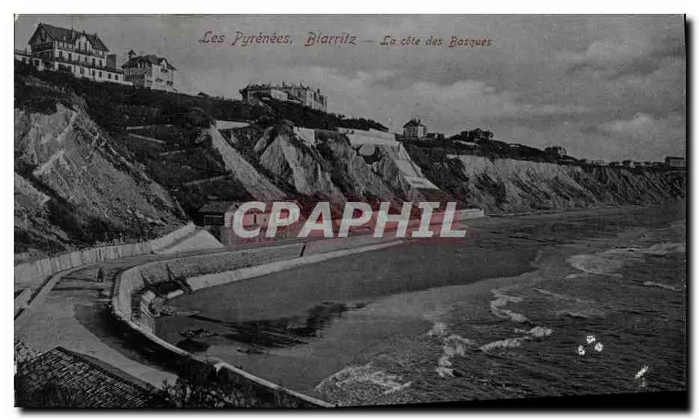 Os Pirineus, Biarritz — A costa dos Bascos — A. Villatte, editor, Tarbes - Frente